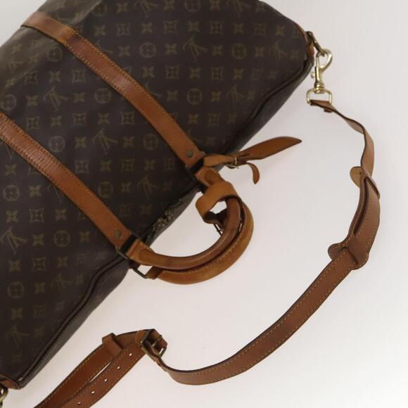 LOUIS VUITTON Monogram Keepall Bandouliere 55 Boston Bag M41414 - Picture 7 of 16
